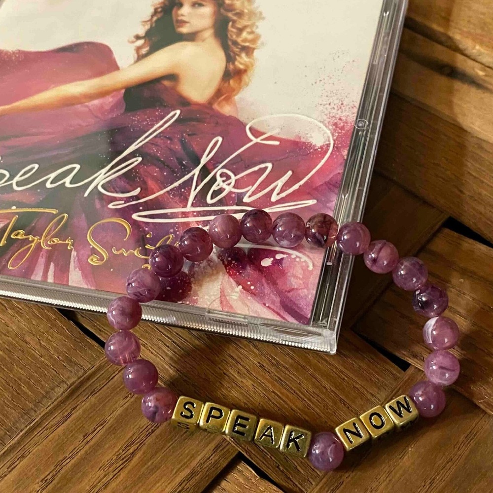 Speak Now Taylor Swift Era Bracelet | Handmade Jewelry